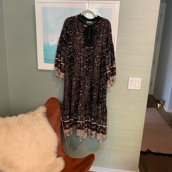 Ulla Johnson Isabetta in midnight - silk - Picture 6 of 9